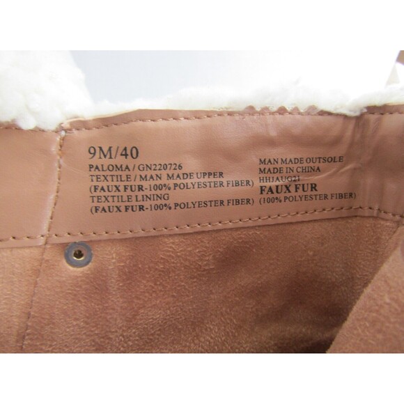 BCBGeneration Paloma Ankle Boot NWOB Fashion Brown Suede Sherpa Lining Womens 9 - Picture 12 of 12